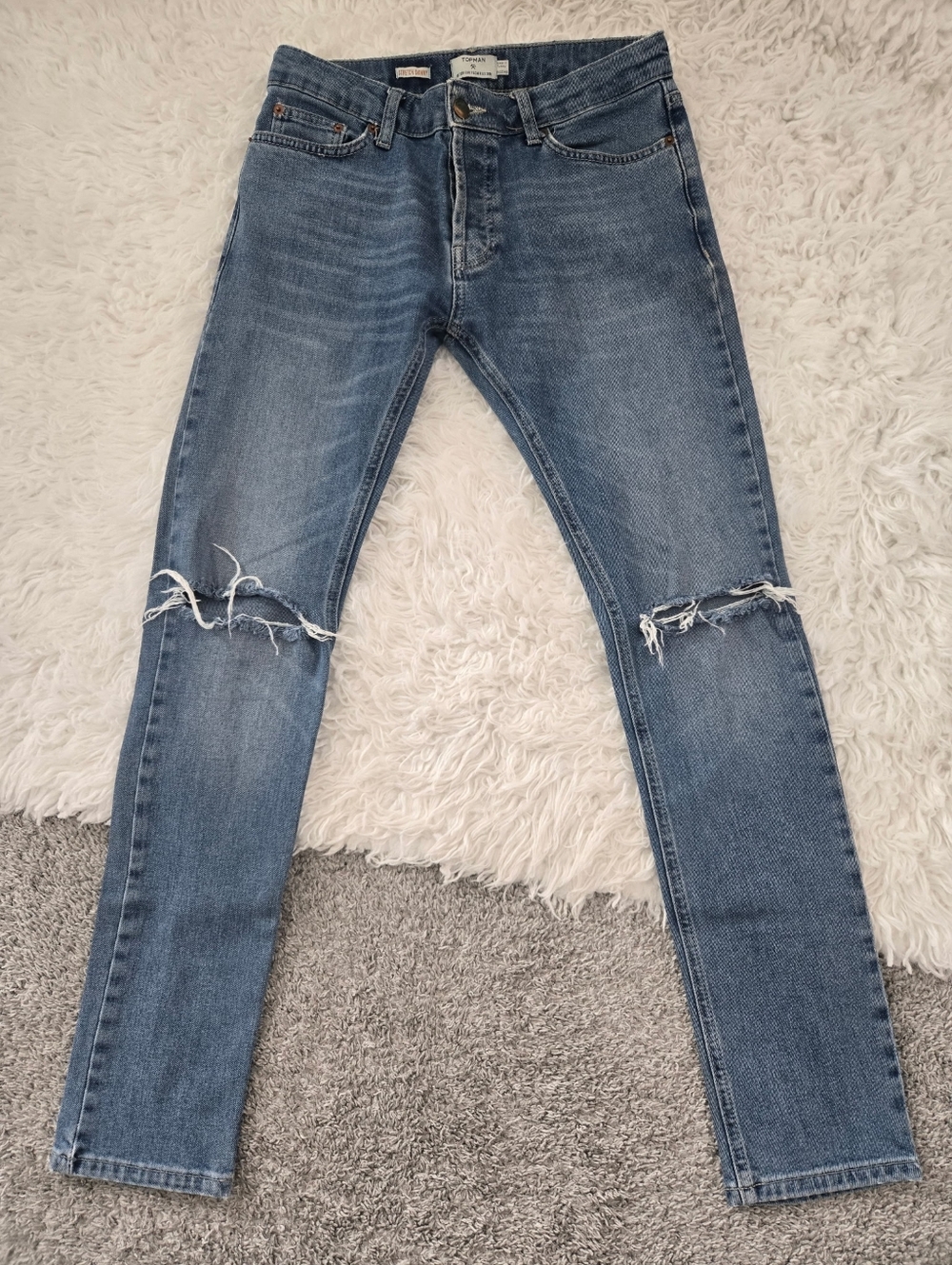 Topman Stretch Skinny Jeans. Size 30. Good preowned condition.